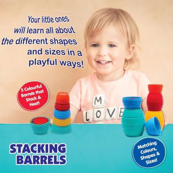 Funskool Giggles - Stacking Barrels - Image 5