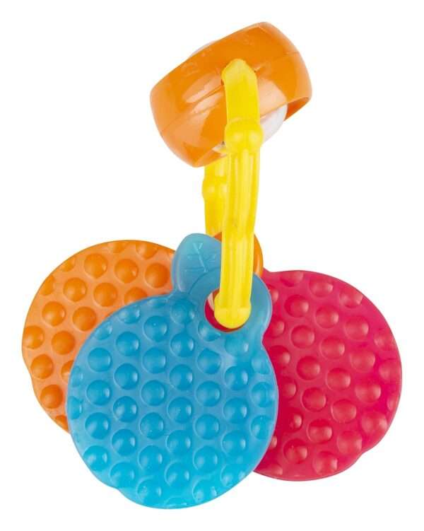 Funskool Giggles - Plastic Orange Teether - Image 4