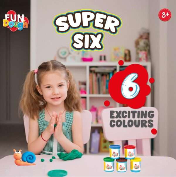 Funskool Fundough - Super Six - Image 4