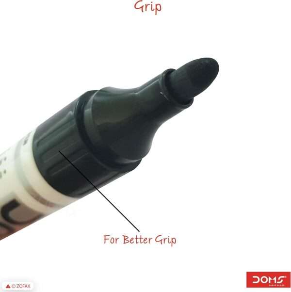 DOMS Refilo - White Board Marker - Bullet Tip - Black - Image 2