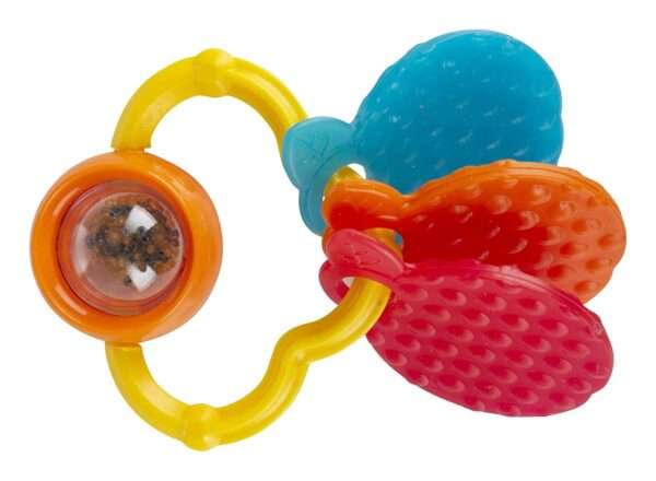 Funskool Giggles - Plastic Orange Teether - Image 3