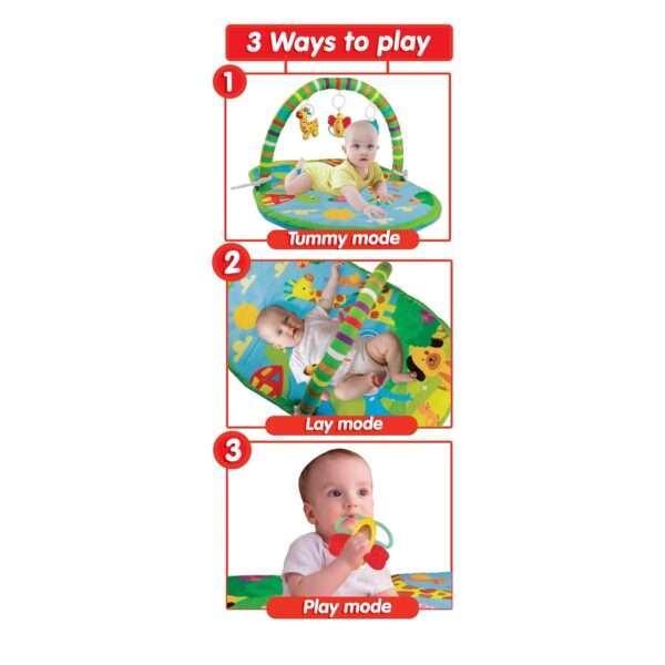 Funskool Giggles - 3 in 1 Deluxe PLAYGYM - Image 3