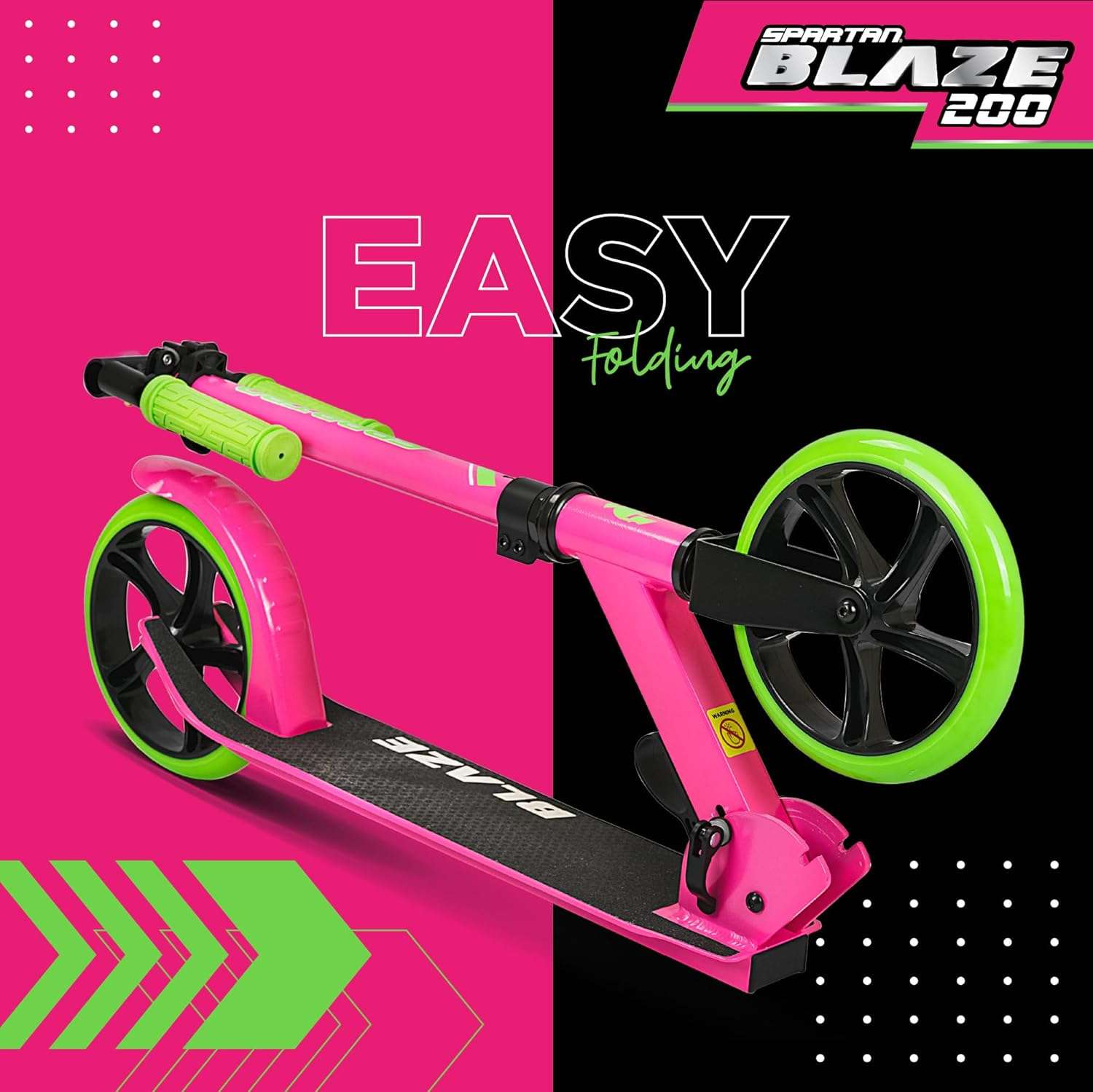 Spartan Blaze - 200MM Folding Scooter - Image 3