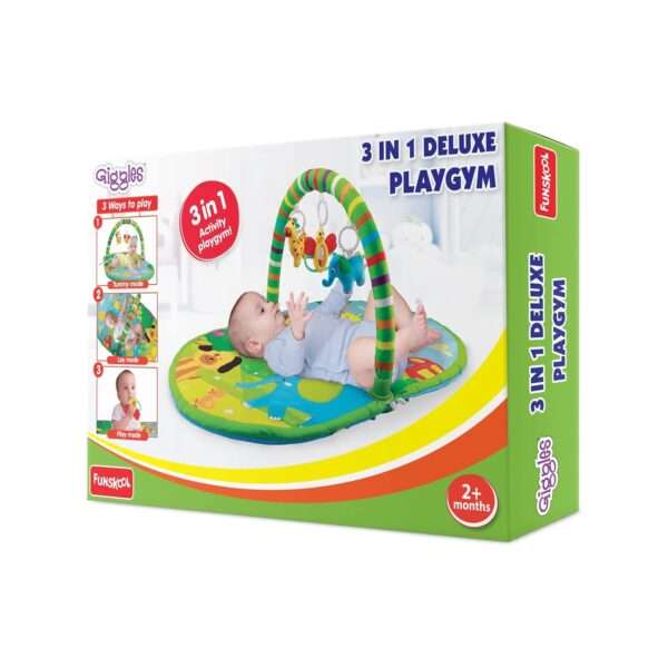 Funskool Giggles - 3 in 1 Deluxe PLAYGYM - Image 2