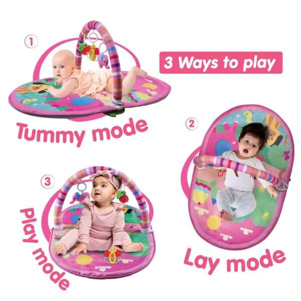 Funskool Giggles - Deluxe Play Gym - Pink - Image 2