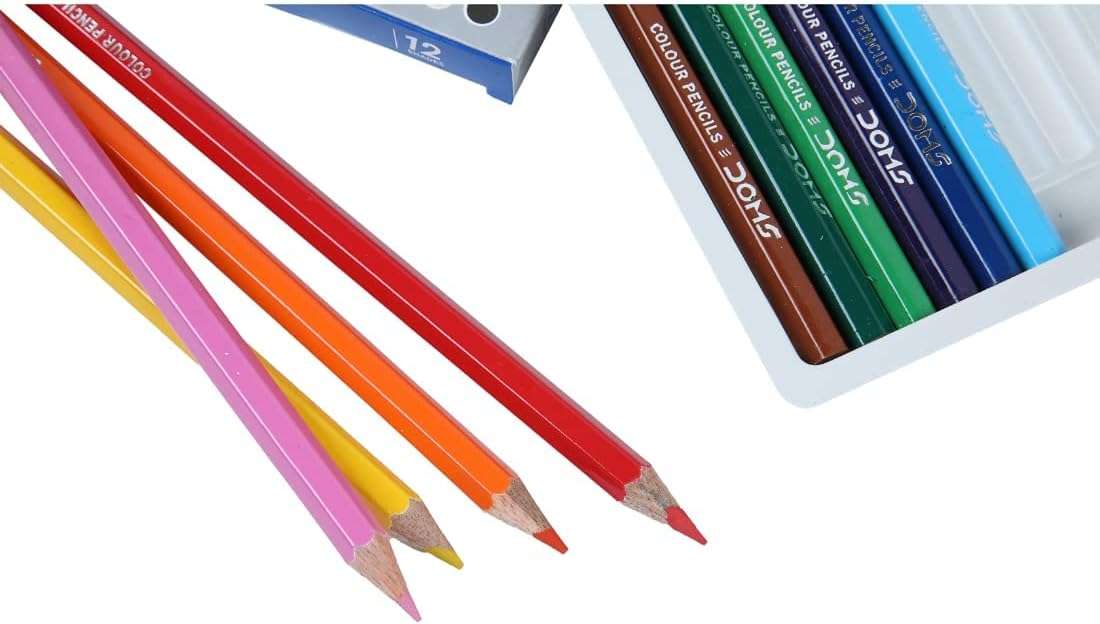 DOMS - Full Size Color Pencils 12 Shades With Sharpner - Image 6