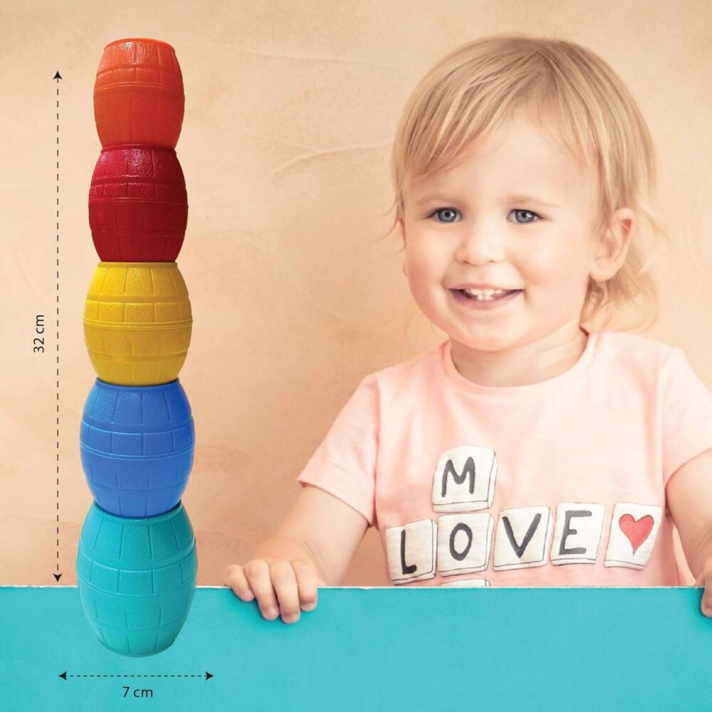 Funskool Giggles - Stacking Barrels - Image 3