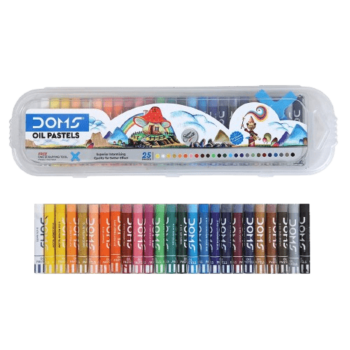 DOMS - Oil Pastels 25 Shades - Plastic Box