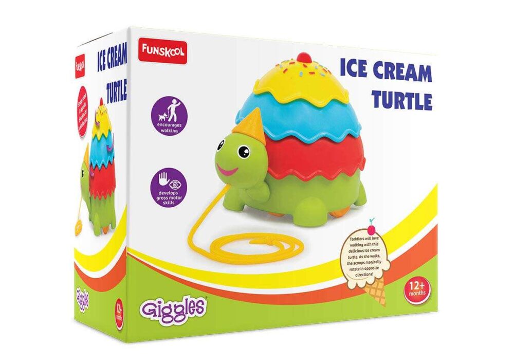 Funskool Giggles - Ice cream Turtle - Image 2