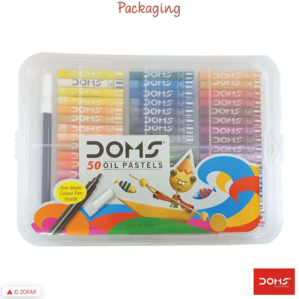 DOMS - Oil Pastels Plastic Box 50 Shades - Image 4