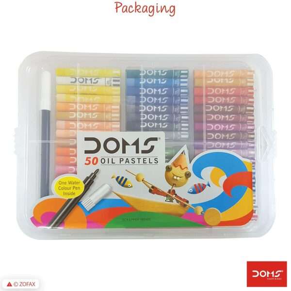 DOMS - Oil Pastels Plastic Box 50 Shades - Image 4