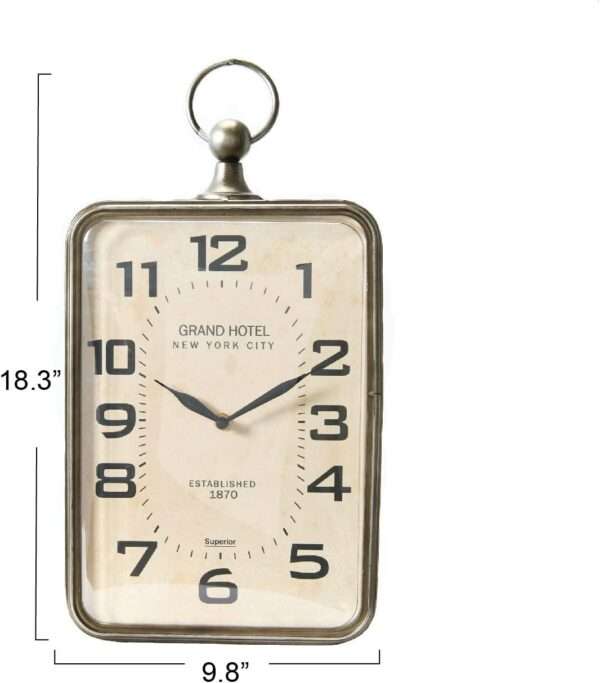 Metal Hanging Clock - Image 3