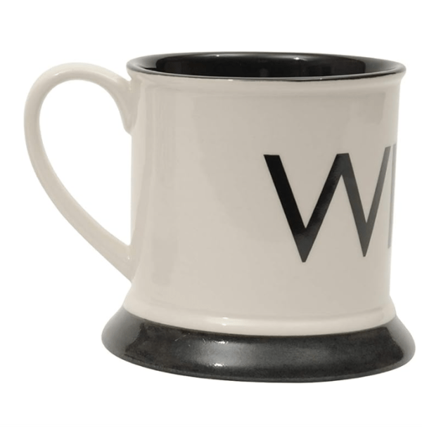 Black and White Stoneware Wifey Mug - Image 5