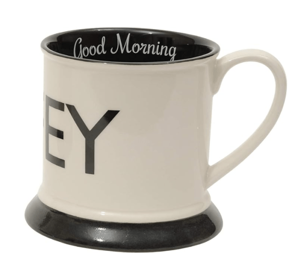 Black and White Stoneware Wifey Mug - Image 4