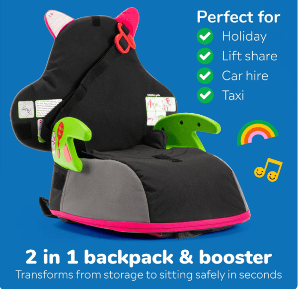 Trunki - Boostapak Booster Seat - Pink - Image 6