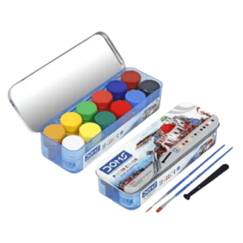 DOMS-  Poster Colors 12 Shades In Tin Box