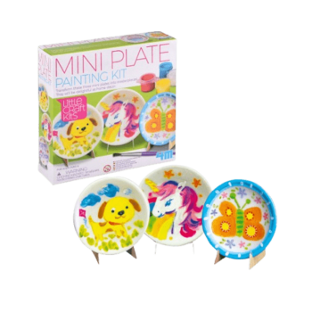 4M Little Craft Kits - Mini Plates Painting Kit