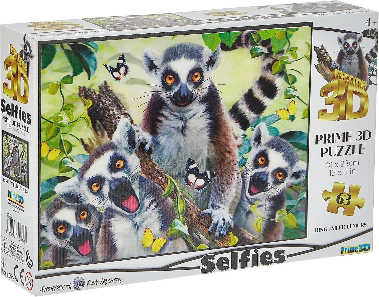 Prime 3D Puzzle - Ring Tailed Lemur - Image 6