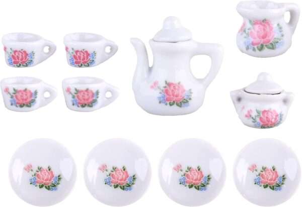 Kidzpro - Porcelain Tea Set - 13-Pieces - Image 3