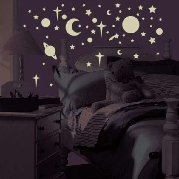 RoomMates - Celestial Planets and Stars - Glow In The Dark Wall Stickers