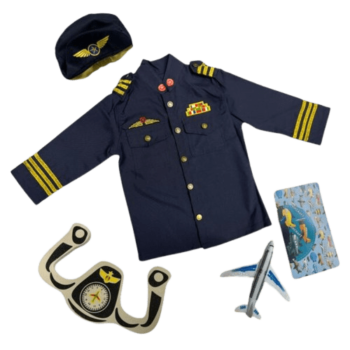 Party Time - Kid’s Pilot Costume Set - 3 to 8 Years Old