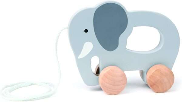 Hape - Push and Pull - Wooden Elephant - Image 5