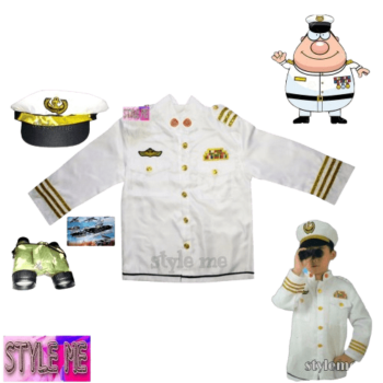 Party Time - Rear Admiral Costume - 3 to 8 Years Old
