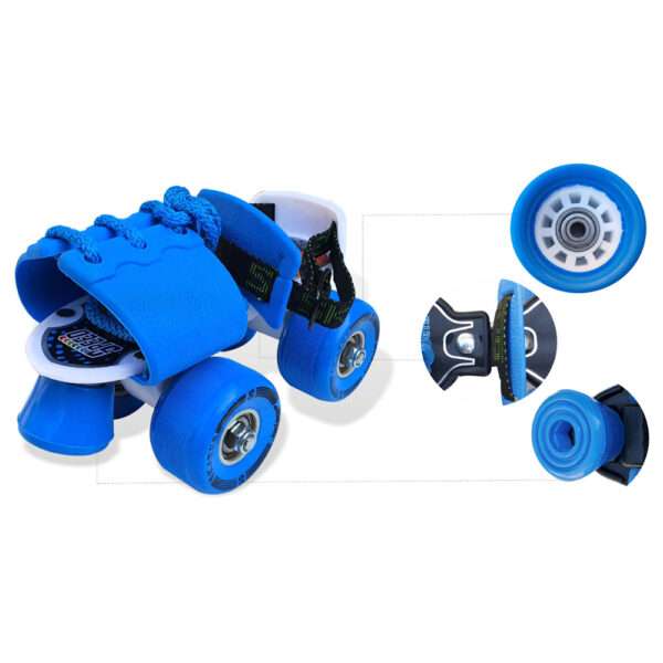 Jaspo - Baby Tenacity Fiber Roller Skates - Blue - Image 3