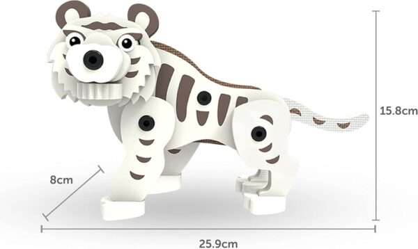 Sunta - Animal DIY Playfoam - White Tiger - Image 6