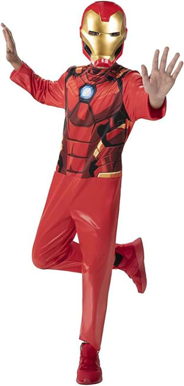 Party Time - Iron Man Mask Jumpsuit - 3 to 8 Years Old - Image 8