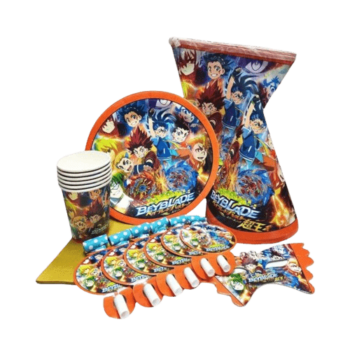 Party Time - 37-Pieces Disposable Tableware Sets - Assorted