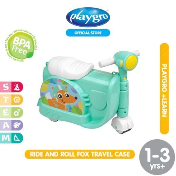 Playgro - Ride & Roll Fox Travel Case