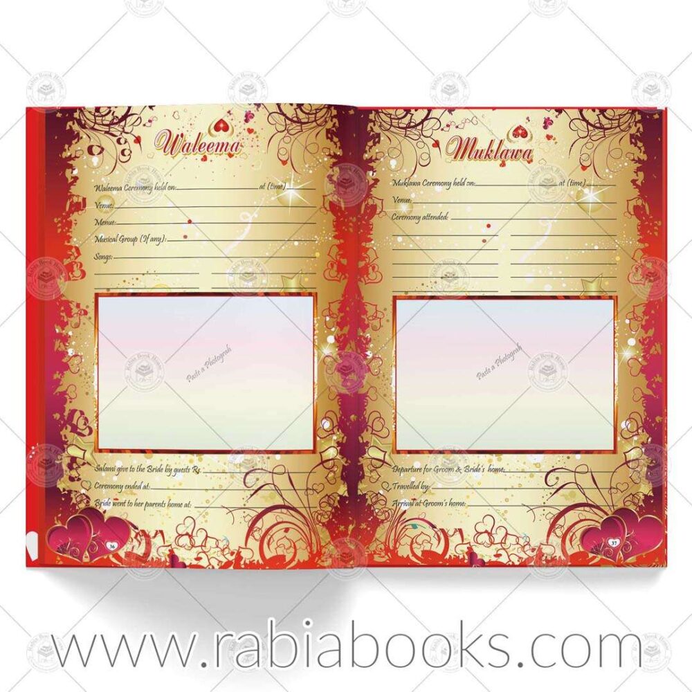 Wedding Record Book - Image 3