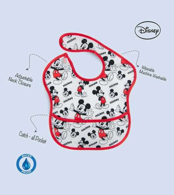 Disney Mickey Mouse Bib - 1PK - Image 4