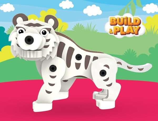 Sunta - Animal DIY Playfoam - White Tiger - Image 5