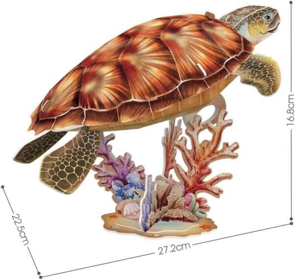 CubicFun – National Geographic 3D Puzzle – Sea Turtle - Image 4