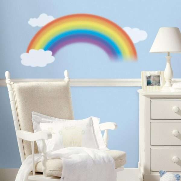 RoomMates - Over The Rainbow - Peel and Stick Giant Wall Decal