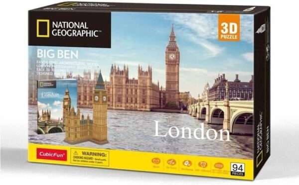 CubicFun - National Geographic 3D Puzzle - Big Ben London - Image 3