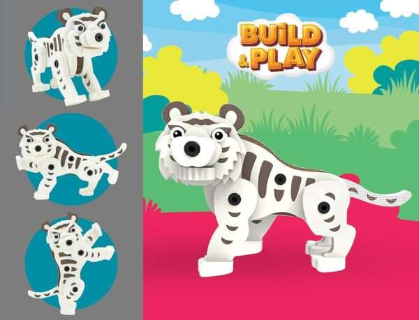 Sunta - Animal DIY Playfoam - White Tiger - Image 4