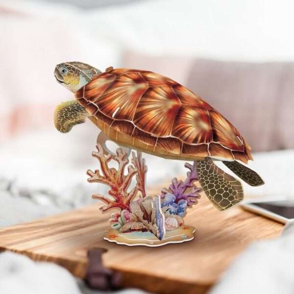 CubicFun – National Geographic 3D Puzzle – Sea Turtle - Image 3