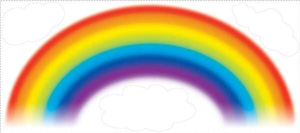 RoomMates - Over The Rainbow - Peel and Stick Giant Wall Decal - Image 3