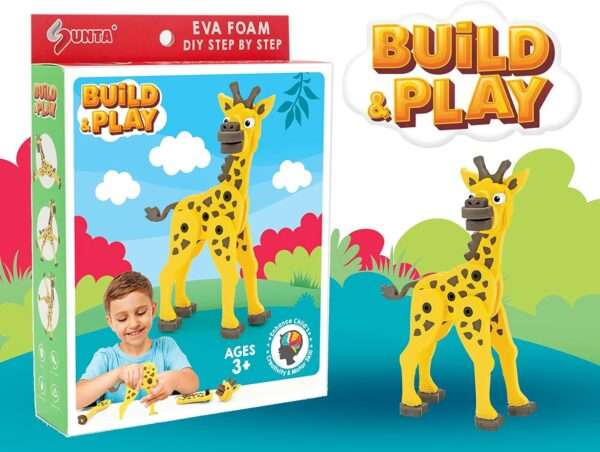 Sunta - Animal DIY Playfoam - Giraffe - Image 2