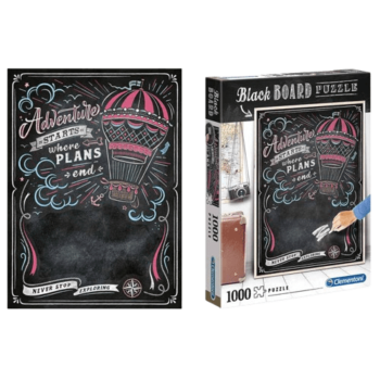 Clementoni - Black Board Puzzle - 1000 PCS