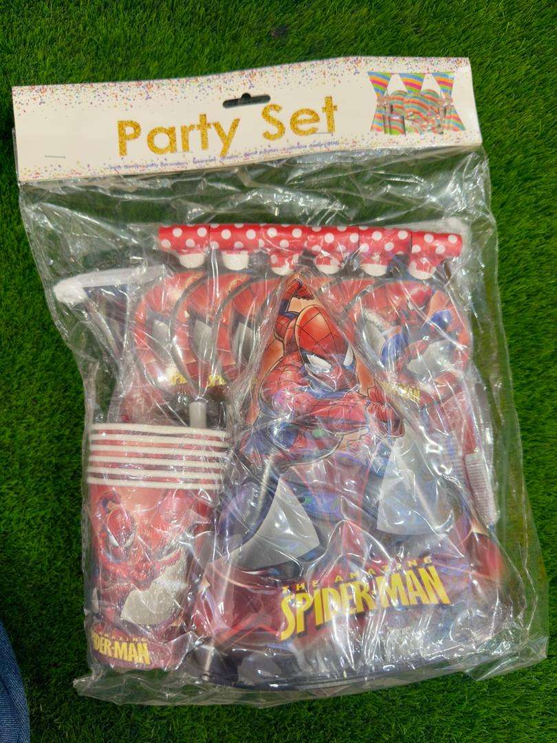 Party Time - 37-Pieces Disposable Tableware Sets - Assorted - Image 12