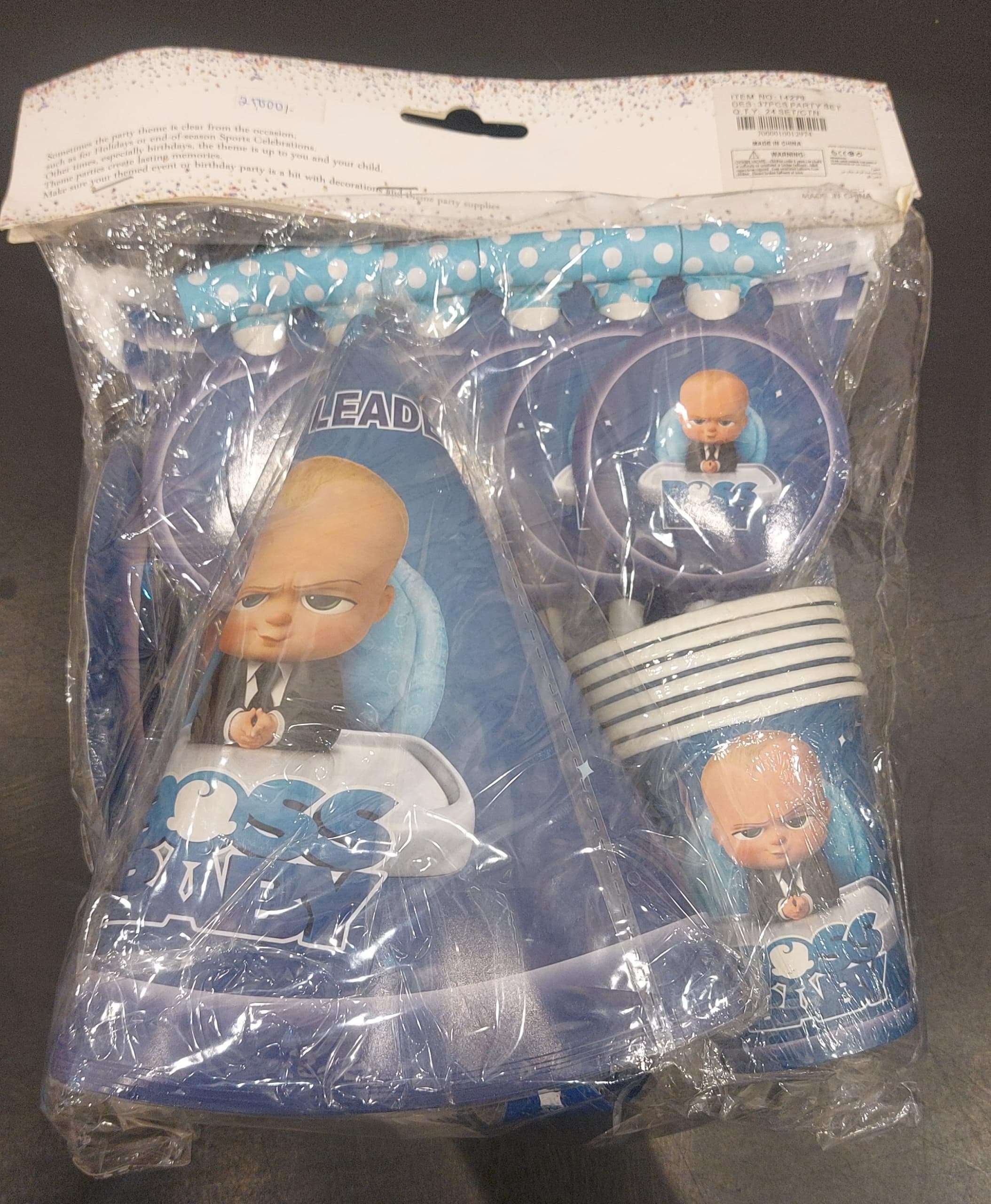 Party Time - 37-Pieces Disposable Tableware Sets - Assorted - Image 11