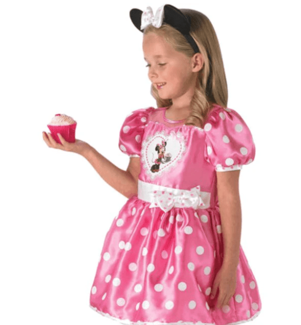 Party Time -  Minnie Mouse Pink Cupcake Costume - 5 to 6 Years Old - Image 2