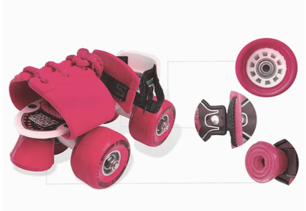 Jaspo - Corby Junior Fiber Roller Skates - Pink - Image 6