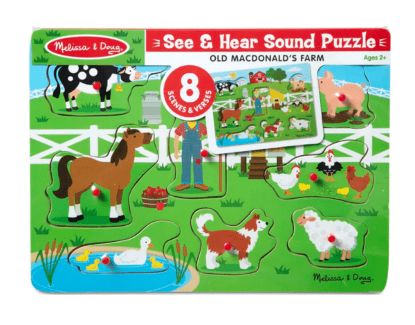 Melissa & Doug - Sound Puzzle -  OLD MACDONALDS FARM - Image 9