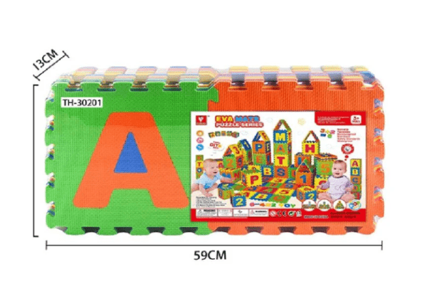 Eva Puzzle Mat - English Alphabet - 26pcs - Image 3