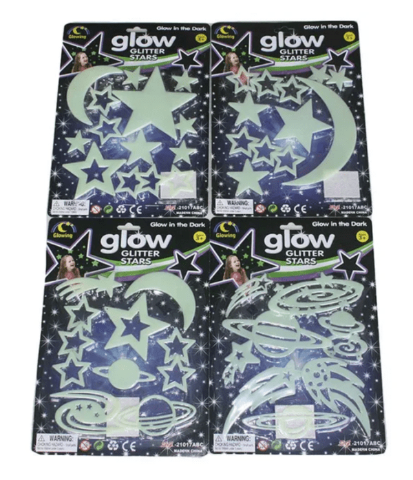 Stem - Glow In The Dark Glitter Stars Set 1pc - Style May Vary - Image 5